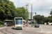 Siemens Combino NF8 n°858 sur la ligne 6 (AVV) à Augsbourg (Augsburg)