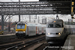 Bombardier-Alstom M6 (SNCB) et Alstom TGV 380000 Réseau n°4520 (motrices 380039/380040 - SNCF) à Bruxelles (Brussel)