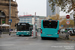 Solaris Urbino III 12 n°257 (WI-RS 457) et Mercedes-Benz O 530 Citaro II n°251 (WI-RS 651) sur la ligne 33 (RMV) à Francfort-sur-le-Main (Frankfurt am Main)