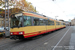 Duewag GT8-100C/2S n°824 sur la ligne S4 (KVV) à Karlsruhe