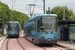 GEC-Alsthom TFS (Tramway français standard) n°813 et n°825 sur la ligne de tramway (Astuce) au Petit-Quevilly