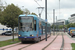 GEC-Alsthom TFS (Tramway français standard) n°825 sur la ligne de tramway (Astuce) à Rouen