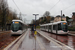 Alstom Citadis 402 n°851 et n°850 sur la ligne de tramway (Astuce) à Rouen