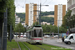 Alsthom-Vevey-Duewag STE 2 n°931 sur la ligne T2 (STAS) à Saint-Etienne