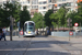 CAF Urbos 100 n°7418 sur la ligne 1 (De Lijn) à Anvers (Antwerpen)