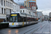 Bombardier Siemens NGT6 Hermelijn n°7202 sur la ligne 10 (De Lijn) à Anvers (Antwerpen)