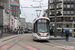 CAF Urbos 100 n°7401 sur la ligne 24 (De Lijn) à Anvers (Antwerpen)