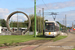 Bombardier Siemens NGT6 Hermelijn n°7250 sur la ligne 3 (De Lijn) à Anvers (Antwerpen)