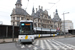 Bombardier Siemens NGT6 Hermelijn n°7218 sur la ligne 4 (De Lijn) à Anvers (Antwerpen)