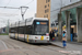 Bombardier Siemens NGT6 Hermelijn n°7219 sur la ligne 4 (De Lijn) à Anvers (Antwerpen)