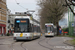 Bombardier Siemens NGT6 Hermelijn n°7240 sur la ligne 4 (De Lijn) à Anvers (Antwerpen)