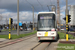 Bombardier Siemens NGT6 Hermelijn n°7215 sur la ligne 6 (De Lijn) à Anvers (Antwerpen)