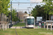 Alstom Citadis 205 Compact n°107 sur la ligne T1 (Orizo) à Avignon