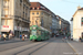 Bombardier Flexity 2 Be 4/6 n°6003 sur la ligne 15 (BVB) à Bâle (Basel)