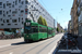 Bombardier Flexity 2 Be 4/6 n°6014 sur la ligne 16 (BVB) à Bâle (Basel)