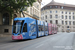 Bombardier Flexity 2 Be 6/8 n°5004 sur la ligne 3 (BVB) à Bâle (Basel)