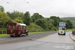 Leyland Cub KP2 n°716 (FM 7443) et Daimler CVG6 Weymann n°220 (KET 220) au Living Museum of the North à Beamish