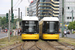 Bombardier Flexity Berlin GT8-08ZR n°9046 et n°9027 sur la ligne M4 (VBB) à Berlin