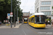 Bombardier Flexity Berlin GT8-08ER n°8017 sur la ligne M6 (VBB) à Berlin