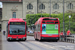 Mercedes-Benz O 530 Citaro II G CNG n°857 (BE 671 857) et Volvo B9LA 7700A II CNG n°801 (BE 612 801) sur la ligne 19 (SVB - Bernmobil) à Berne (Bern)