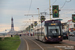 Bombardier Flexity 2 n°001 sur la ligne Fleetwood Ferry - Starr Gate (BTS) à Blackpool