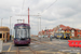 Bombardier Flexity 2 n°001 sur la ligne Fleetwood Ferry - Starr Gate (BTS) à Blackpool