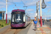 Bombardier Flexity 2 n°016 sur la ligne Fleetwood Ferry - Starr Gate (BTS) à Blackpool