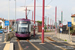 Bombardier Flexity 2 n°012 sur la ligne Fleetwood Ferry - Starr Gate (BTS) à Cleveleys