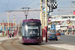 Bombardier Flexity 2 n°014 sur la ligne Fleetwood Ferry - Starr Gate (BTS) à Blackpool