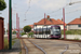 Bombardier Flexity 2 n°009 sur la ligne Fleetwood Ferry - Starr Gate (BTS) à Cleveleys