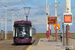 Bombardier Flexity 2 n°016 sur la ligne Fleetwood Ferry - Starr Gate (BTS) à Blackpool