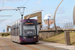 Bombardier Flexity 2 n°001 sur la ligne Fleetwood Ferry - Starr Gate (BTS) à Blackpool