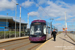 Bombardier Flexity 2 n°016 sur la ligne Fleetwood Ferry - Starr Gate (BTS) à Blackpool
