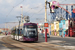 Bombardier Flexity 2 n°014 sur la ligne Fleetwood Ferry - Starr Gate (BTS) à Blackpool