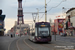 Bombardier Flexity 2 n°012 sur la ligne Fleetwood Ferry - Starr Gate (BTS) à Blackpool