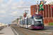 Bombardier Flexity 2 n°012 sur la ligne Fleetwood Ferry - Starr Gate (BTS) à Blackpool