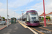 Bombardier Flexity 2 n°012 sur la ligne Fleetwood Ferry - Starr Gate (BTS) à Cleveleys