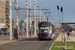 Bombardier Flexity 2 n°001 sur la ligne Fleetwood Ferry - Starr Gate (BTS) à Blackpool