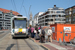 BN LRV n°6040 sur la ligne 0 (Tramway de la côte belge - Kusttram) à Blankenberge