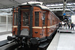 Voiture en bois (SNCB) dans la gare du Midi (Zuid Station) à Bruxelles (Brussel)