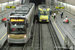 Bombardier Flexity Outlook Cityrunner T4000 n°4007 et BN PCC 7800 n°7809 sur la ligne 23 (STIB - MIVB) à Bruxelles (Brussel)