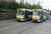 BN PCC 7900 n°7923 et BN PCC 7700 n°7784 sur la ligne 55 (STIB - MIVB) à Bruxelles (Brussel)