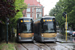 Bombardier Flexity Outlook Cityrunner T3000 n°3016 et n°3106 sur la ligne 62 (STIB - MIVB) à Bruxelles (Brussel)