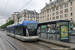 Bombardier TVR n°501 (4001 XX 14) sur la ligne A (Twisto) à Caen