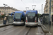 Bombardier TVR n°511 (4011 XX 14) et n°524 (4024 XX 14) sur la ligne A (Twisto) à Caen