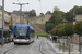 Bombardier TVR n°524 (4024 XX 14) sur la ligne A (Twisto) à Caen