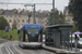 Bombardier TVR n°516 (4016 XX 14) sur la ligne A (Twisto) à Caen