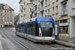 Bombardier TVR n°501 (4001 XX 14) sur la ligne A (Twisto) à Caen