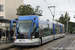 Bombardier TVR n°504 (4004 XX 14) sur la ligne B (Twisto) à Caen