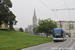 Bombardier TVR n°508 (4008 XX 14) sur la ligne B (Twisto) à Caen